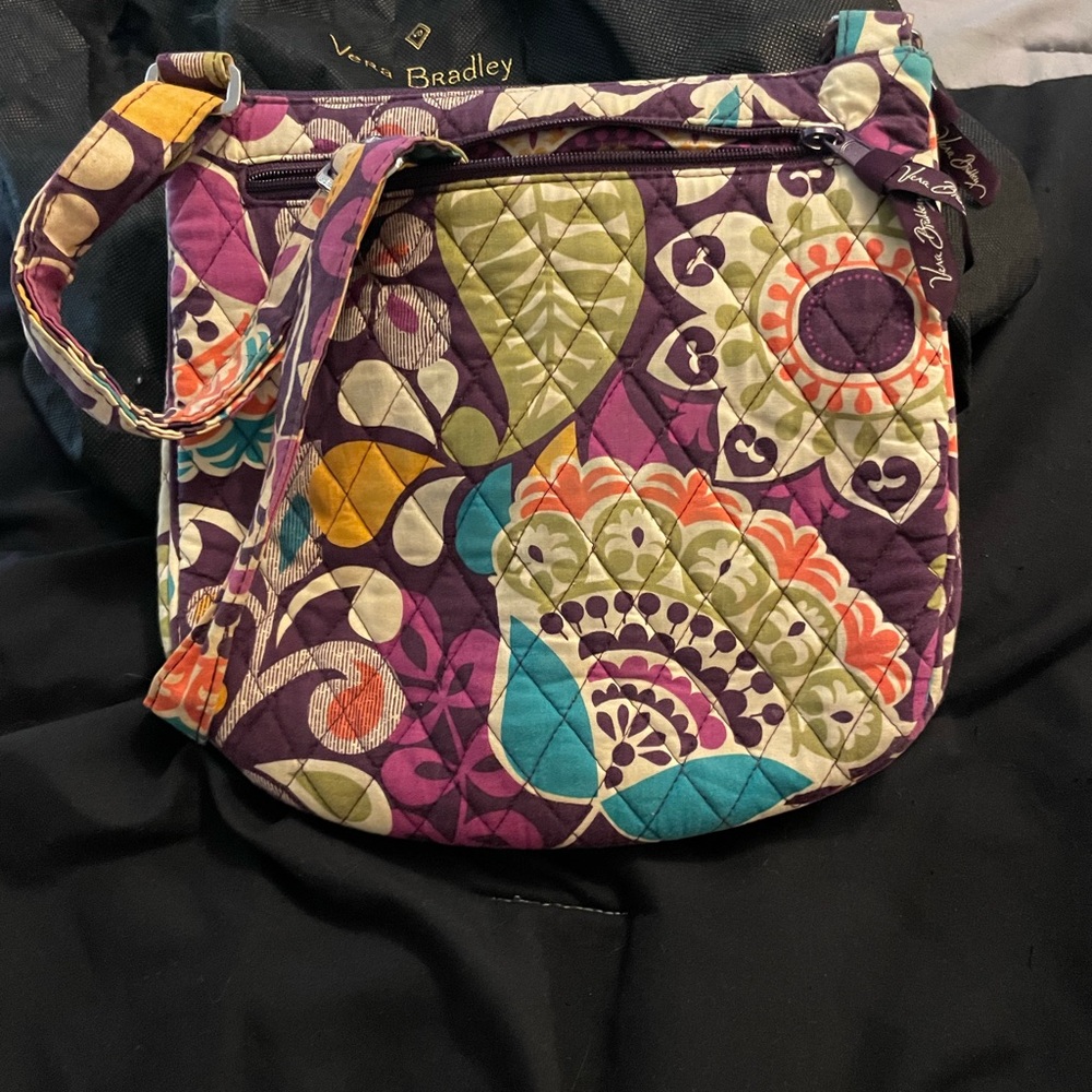 Plum Crazy Ver Bradley crossbody purse